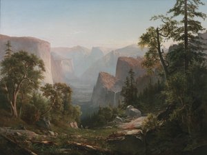 Widok na dolinę Yosemite, 1865