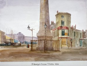 Cyrk św. Jerzego, Southwark, Londyn, 1834 autorstwa Thomas Hollis