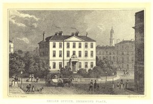 Urząd Akcyzowy, Drummond Place (grawerunek) autorstwa Thomas Hosmer (after) Shepherd
