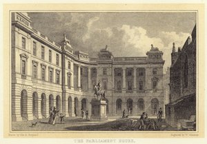 Parlament (rycina) autorstwa Thomas Hosmer (after) Shepherd