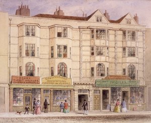 Aldersgate Street, Londyn, 1851 autorstwa Thomas Hosmer Shepherd