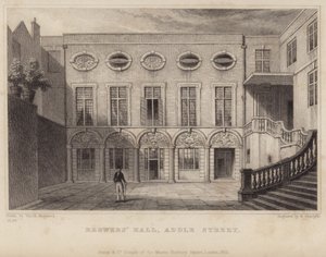 Hala Piwowarów na Addle Street autorstwa Thomas Hosmer Shepherd