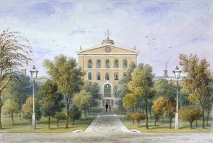 Więzienie Bridewell w Tothill Fields, Westminster, Londyn, ok. 1850 autorstwa Thomas Hosmer Shepherd