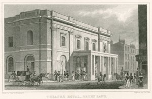 Teatr Drury Lane, Londyn autorstwa Thomas Hosmer Shepherd