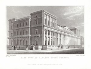 Wschodnie skrzydło Carlton House Terrace autorstwa Thomas Hosmer Shepherd