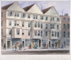 Fetter Lane, City of London, 1855 autorstwa Thomas Hosmer Shepherd