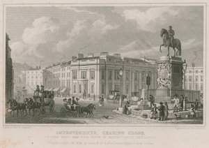 Ulepszenia Charing Cross (grawerowanie) autorstwa Thomas Hosmer Shepherd