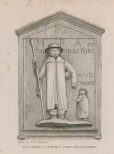 Król Karol 1. portier i karzeł autorstwa Thomas Hosmer Shepherd