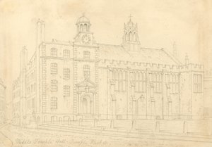 Sala Średniej Świątyni autorstwa Thomas Hosmer Shepherd