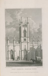 Nowy kościół w Somers Town autorstwa Thomas Hosmer Shepherd