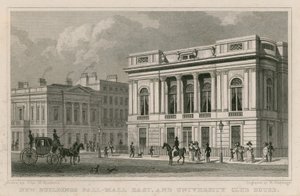 Nowe budynki Pall Mall East i University Club House autorstwa Thomas Hosmer Shepherd