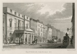 Panteon, Oxford Street, Londyn autorstwa Thomas Hosmer Shepherd