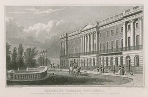 Taras Richmond w Whitehall autorstwa Thomas Hosmer Shepherd