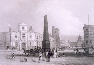 Szkoła dla Ubogich Niewidomych i Szpital Betlejemski, ok.1851-55 autorstwa Thomas Hosmer Shepherd