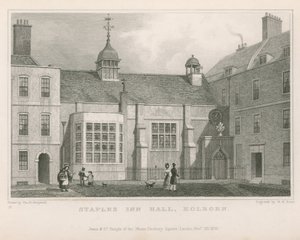 Hala Staples Inn, Holborn autorstwa Thomas Hosmer Shepherd