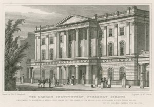 Instytucja londyńska, Finsbury Circus autorstwa Thomas Hosmer Shepherd
