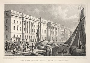 The New Custom House, od strony Billingsgate, z 