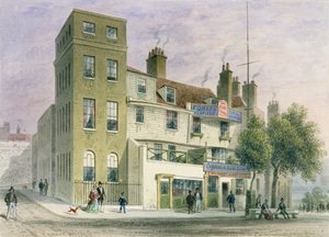 The Old George na Tower Hill autorstwa Thomas Hosmer Shepherd