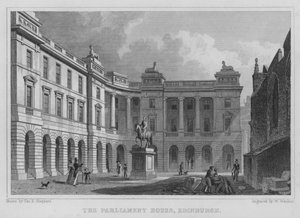 Parlament, Edynburg (rycina) autorstwa Thomas Hosmer Shepherd
