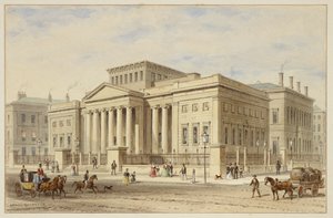 The Royal Manchester Institution, ok. 1836 (akwarela na papierze) autorstwa Thomas Hosmer Shepherd