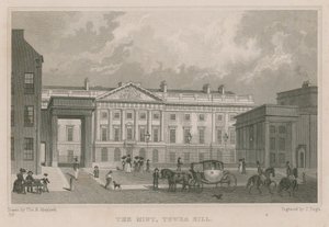 Mennica Królewska, Tower Hill, Londyn autorstwa Thomas Hosmer Shepherd
