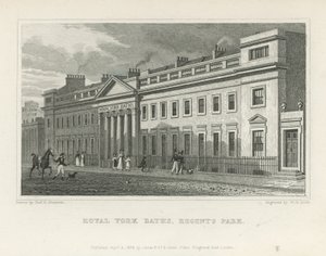 Łaźnie Royal York na tarasie York autorstwa Thomas Hosmer Shepherd
