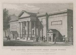 The Russell Institution, Great Coram Street, Londyn autorstwa Thomas Hosmer Shepherd