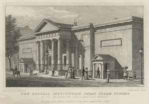 Russell Institution, Great Coram Street, Londyn autorstwa Thomas Hosmer Shepherd