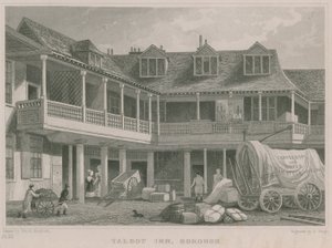 The Tabard Inn, Southwark autorstwa Thomas Hosmer Shepherd