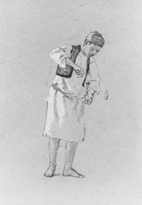 Studium człowieka. autorstwa Thomas Hovenden