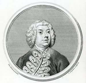 Francesco Bernardi Senesino (1686-1758) (mezzotinta) autorstwa Thomas Hudson