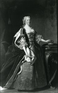 Portret lady Elżbiety Percy, hrabiny Northumberland autorstwa Thomas Hudson