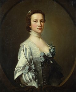 Portret damy w sukni Van Dycka (olej na płótnie)