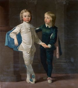 Sir Edward Hulse, 3. baronet i jego brat Samuel Hulse, ok. 1758