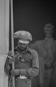 Konwencja Czarnych Panter, pomnik Lincolna autorstwa Thomas J. O