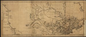 Mapa Kanady i północnej części Luizjany z przyległymi krajami. LOC 73695758 autorstwa Thomas Jefferys