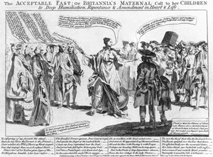 Post do zaakceptowania: lub matczyne wezwanie Britannii do jej dzieci do głębokiego upokorzenia, pokuty i poprawy w sercu i życiu, 1756