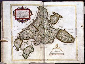 Archiwum 5672 Mapa Tingewick w Buckinghamshire autorstwa Thomas Langdon