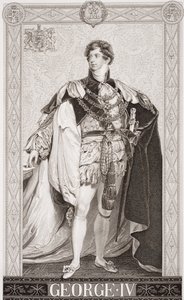 Jerzy IV (1762-1830) z `Illustrations of English and Scottish History