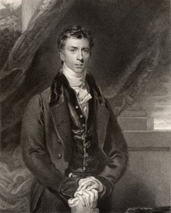 Henry Peter Brougham, 1. baron Brougham i Vaux, rycina wykonana przez H. Robinsona, z "National Portrait Gallery, tom IV", opublikowana ok. 1835 r. autorstwa Thomas Lawrence