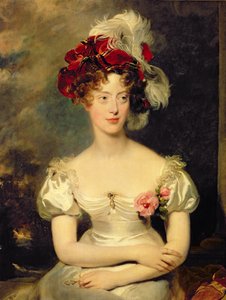 Marie-Caroline de Bourbon (1798-1870) Księżna Berry, ok. 1825 (olej na płótnie) autorstwa Thomas Lawrence