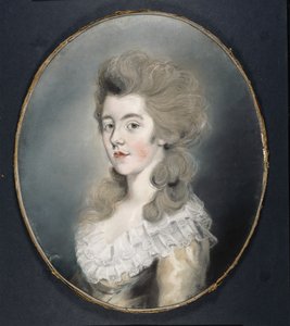 Portret Georgiany Spencer (pastel na papierze) autorstwa Thomas Lawrence