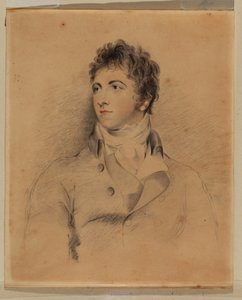 Portret Izaaka Cuthberta (ołówek na papierze) autorstwa Thomas Lawrence