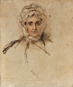 Portret Lucy Lawrence, matki artysty, szkic autorstwa Thomas Lawrence