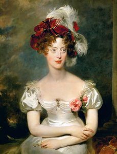 Księżniczka Karolina z Neapolu i Sycylii 1798-1870, księżna de Berry autorstwa Thomas Lawrence