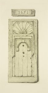 Połowa Wielkiej Bramy do „Jagnięcej Karczmy”, West Street (akwarela na papierze) autorstwa Thomas Leeson the Elder Rowbotham