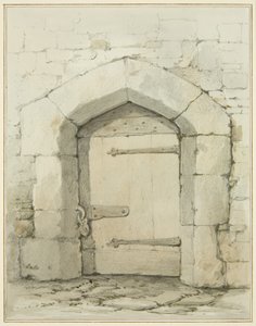 Old Arch and Doorway in Tower Lane naprzeciwko Vestry of St John