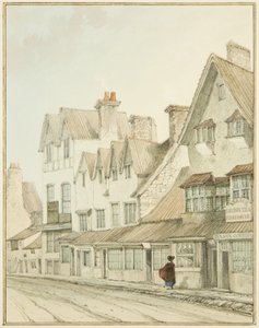 South Side of West Street, bez Lawfords Gate (ołówek i akwarela na papierze) autorstwa Thomas Leeson the Elder Rowbotham