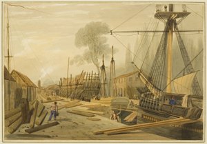 Dok Tomsa (Grobowce), Bagno Canona autorstwa Thomas Leeson the Elder Rowbotham