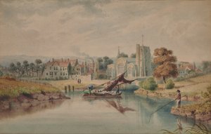 Maidstone z rzeki autorstwa Thomas Light Merritt